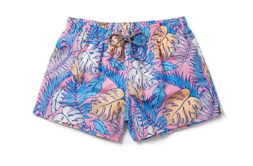 Boardies Swim Shorts Women Large Palmtopia Pink NWT