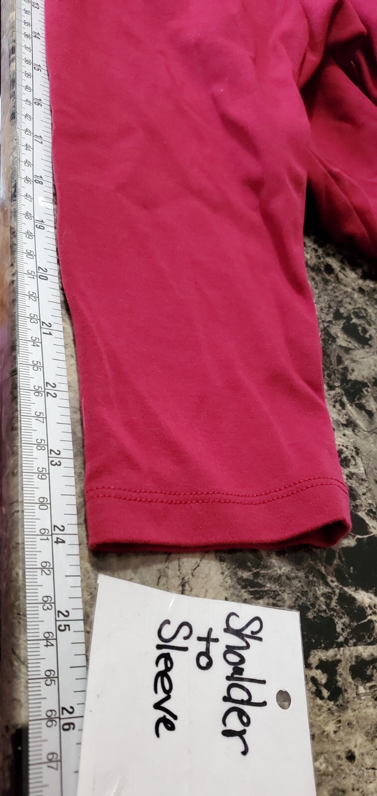 LL Bean Women Red Cotton Long Sleeve Shirt Tee Top LLBean Size 1X