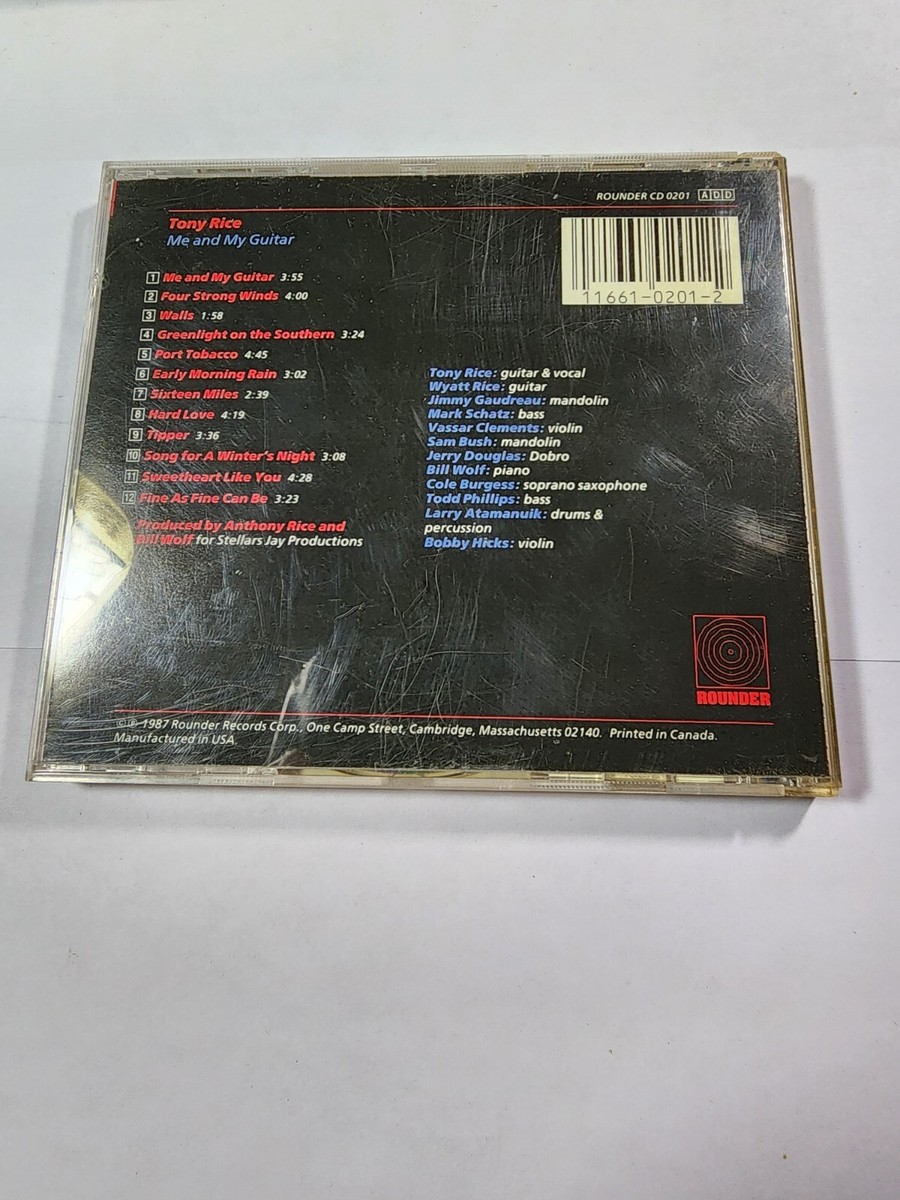 洋楽 CD Me & My Guitar/Tony Rice TONY RICE Me & My Guitar 1986 CD Rounder Records USA LN CD62