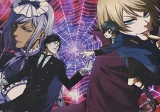 poster promo Black Butler Kuroshitsuji anime Sengoku Basara Sebastian Ciel Date 