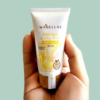 HAND CREAM - Natural Plant Extracts - Mango, Thai Rice, Rice Bran Oil, Shea