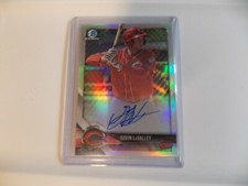 2018 Bowman Chrome Gavin LaValley Refractor Auto Autograph #272/499 