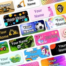 Personalised Stick on Clothes Labels, Name labels, Name tags, waterproof sticker