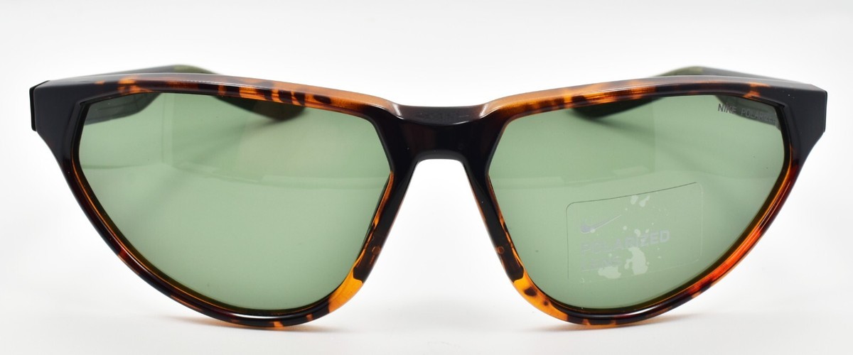 Nike Maverick Fierce P DM0080 221 Women\'s Sunglasses Tortoise / Green Polarized NIKE MAVERICK FIERCE P DM0080 221 60/15 145 #3 Polarized  main image 3