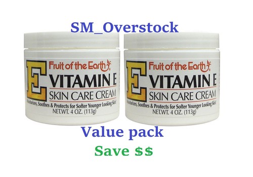 Crema para el cuidado de la piel Fruit of the Earth vitamina E 4 oz ¡ENVÍO GRATUITO PAQUETES DE VALOR! - Imagen 3 de 3