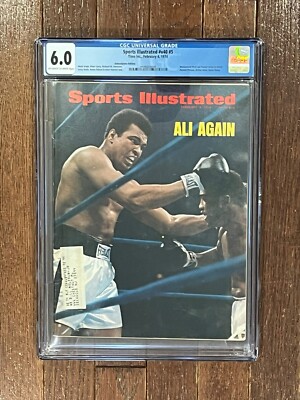 Sports Illustrated February 4, 1974 Muhammad Ali Again CGC 6.0 The