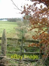 Photo 6x4 Ditch and rough pasture Caldermill At 750 feet above sea level, c2005