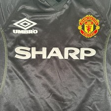 Rare Original Manchester United 1998/1999 Third Football Shirt Excellent Medium