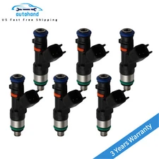6PCS Fuel Injectors For 06-10 Dodge Charger Chrysler 300 2.7L 3.5L V6 0280158028