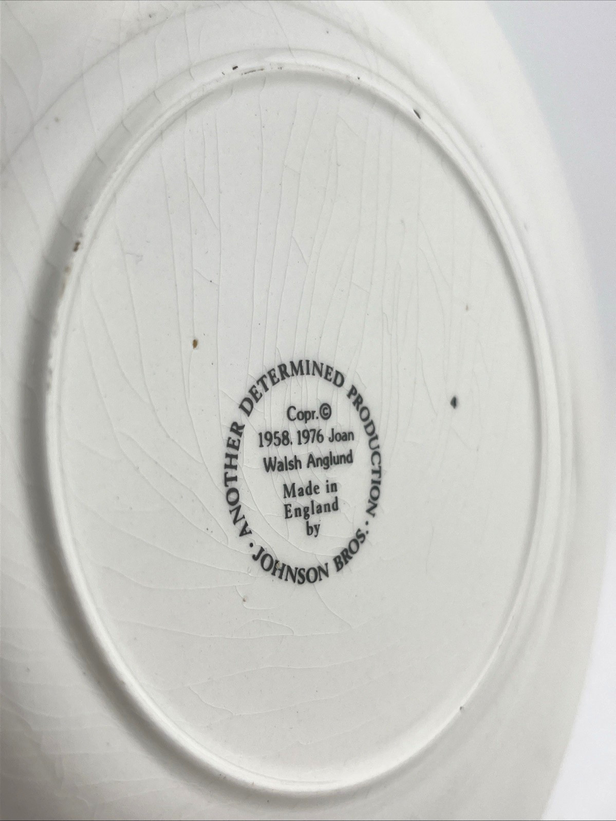 Vintage Joan Walsh Anglund Plate And Bowl Set Friends 1970's