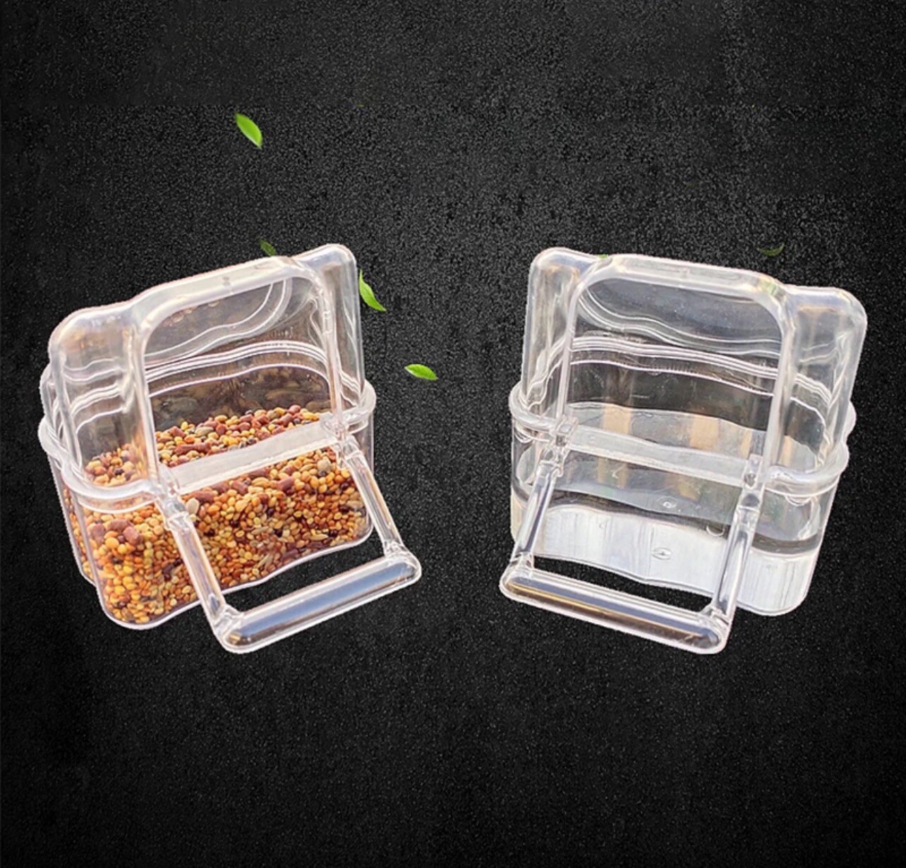 And Water Container Dispenser Feeding Cup