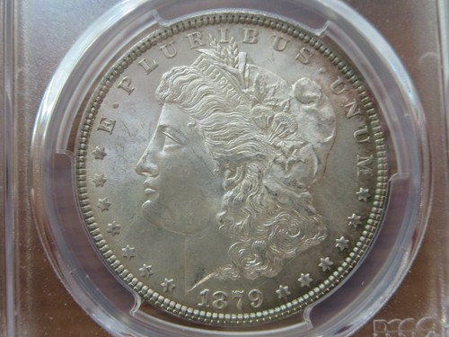 1879-p morgan dollar  PCGS MS65  29w105