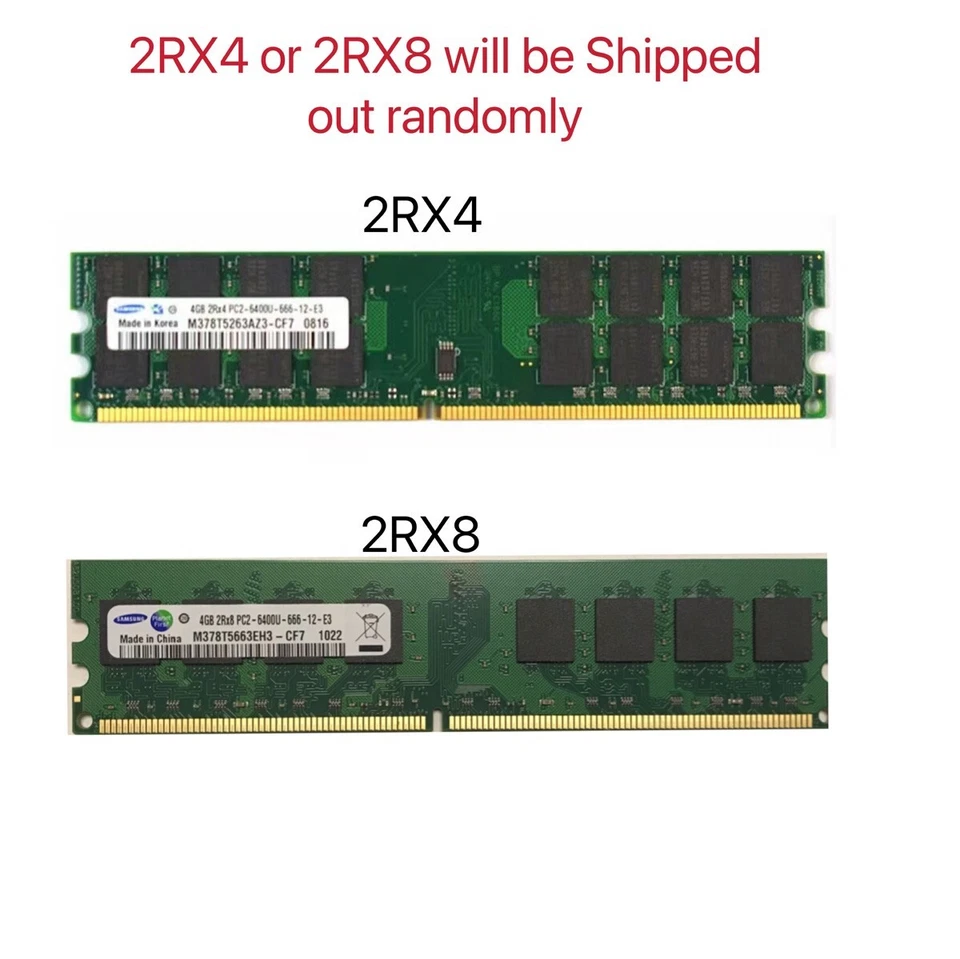 Samsung 16GB (4X 4GB) DDR2 800Mhz PC2-6400 AMD DIMM Non-ECC Desktop Memory Ram - Image 2 of 4