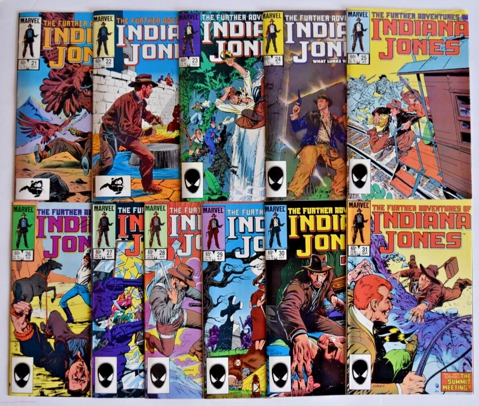 MÁS AVENTURAS DE INDIANA JONES (1983) 31 NÚMEROS CÓMIC CARRERA #1-31 MARVEL Foto 3 de 3