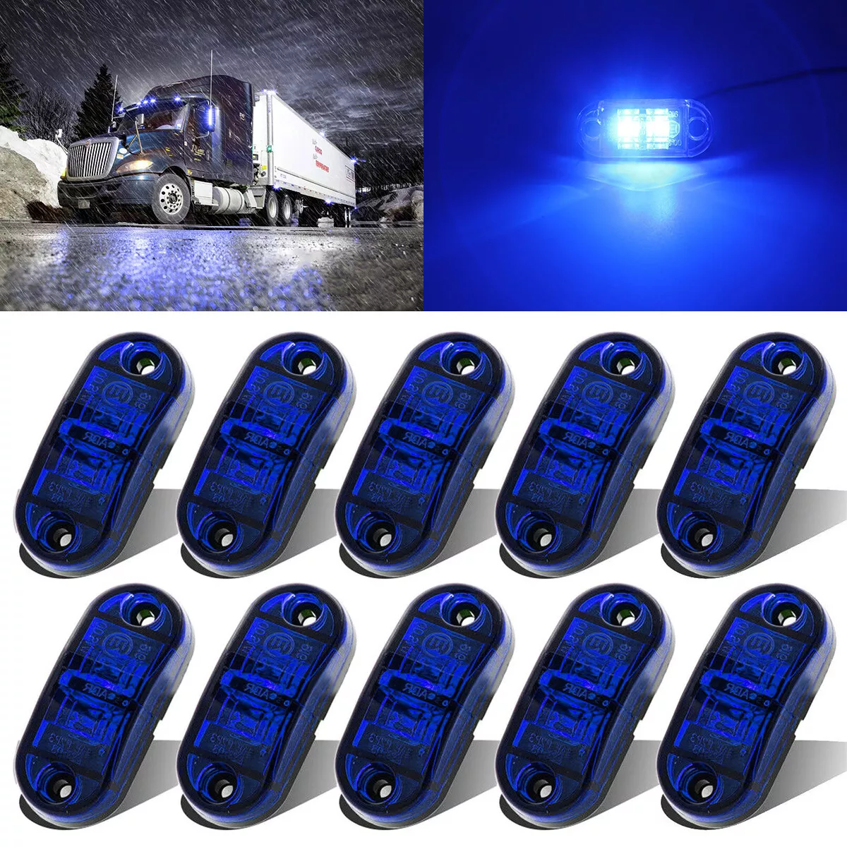 Blue lights for truck hotsell