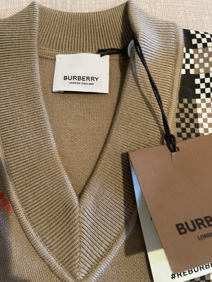 Suéter Burberry Archive beige a cuadros nuevo con etiquetas 6 años Foto 4 de 4