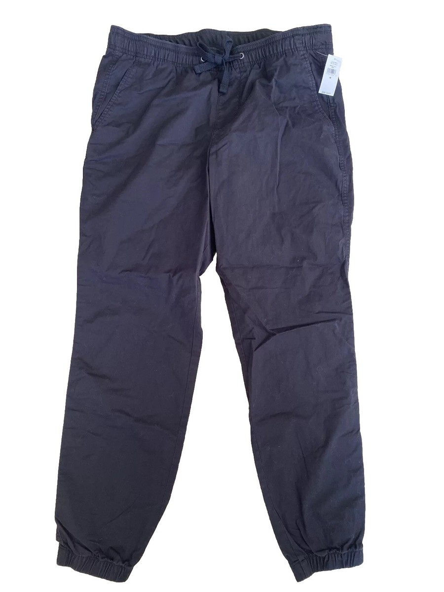 Gap men jogger draw-string pants Black Size M NEW