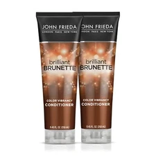 John Frieda Brilliant Brunette Conditioner Pack of 2 Color Treated Hair Care