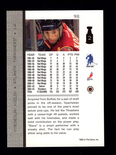 2003-04 Be A Player Memorabilia Base Hockey Cards You Pick From The List - Picture 25 of 75