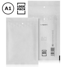 A1 Luftpolstertaschen Versandtaschen A/1 Wei&szlig; 120&times;175 Luftpolsterversandtaschen