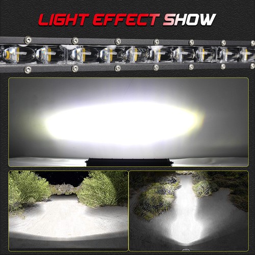 50"INCH 1200W Led Light Bar Spot Flood Combo Offroad Driving 4WD Truck ATV 52/54 - Picture 6 of 12