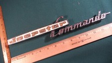 Cd93 Jeepster Commando Emblems Vintage 1967-71 973347 973349 Kaiser Jeep