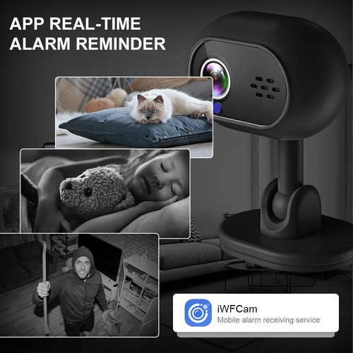 Wireless WiFi Home Security HD Camera Night Vision Two-way Audio Home Cameras - Picture 3 of 15