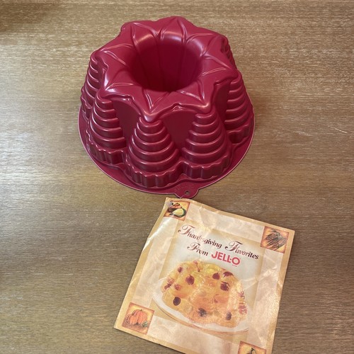 Jello Red Trees Thanksgiving Holiday Christmas Mold W/ Recipes NEW!