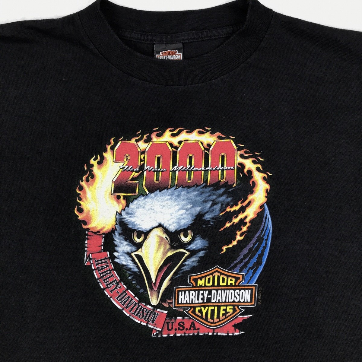 H*S様 Harley Davidson eagle flame 00s tシャ H*S様 Harley Davidson eagle flame 00s tシャ Eagle Flames Tee