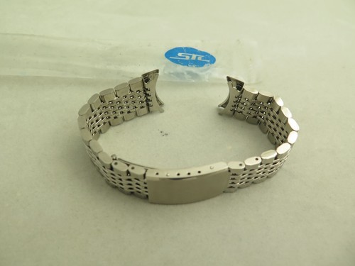 NOS 19mm STL Stelux Beads Quality Watch Bracelet SEIKO 44 5722 9990 1960s - Picture 10 of 11
