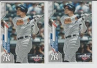 2020 Topps Opening Day Baseball # 31 Aaron Judge (2) Card Lot  New York Yankees