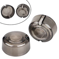 US Turn Signal Light Lens Covers For Harley Dyna Wide Glide FXDWG Softail FXSTC