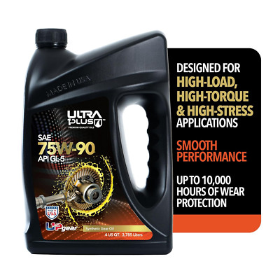 SAE 75W-90 Synthetic Gear Oil API GL-5 (Gallon - 4 QTS)