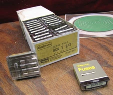 AGW 2-1/2 Glass Fuse lot of Qty (85) - 3/4"  - 20mm fuses  Parker Edelmann