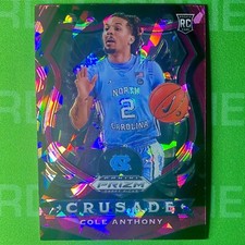 Cole Anthony Rookie Crusade Pink Ice 2020-21 Panini Prizm Draft Picks Basketball