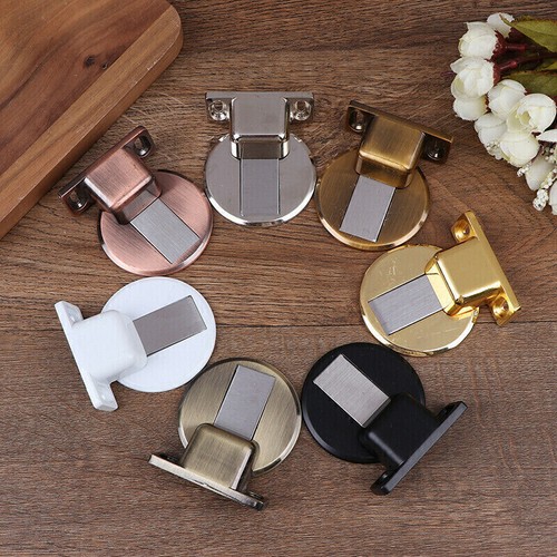 Premium Stainless Steel Strong Magnetic Door Stopper Floor Mount Doorstop Catch - Picture 2 of 18