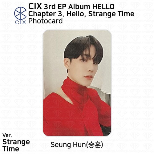 CIX 3rd EP Album Hello Chapter 3 Strange Time Official Photocard KPOP K-POP - Picture 21 of 42