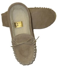 Luxury Mens Sheepskin Suede Wool Foderato Mocassino Moccassin Pantofole Soft Sole Gift