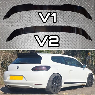 Boot Spoiler roof wing lip spoiler extension cap fits VW Scirocco V1 style