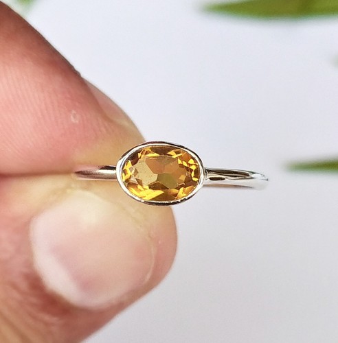 Anillo de tanzanita de plata de ley 925 - Anillo de piedra de nacimiento de mayo regalo de boda para ella - Imagen 25 de 67