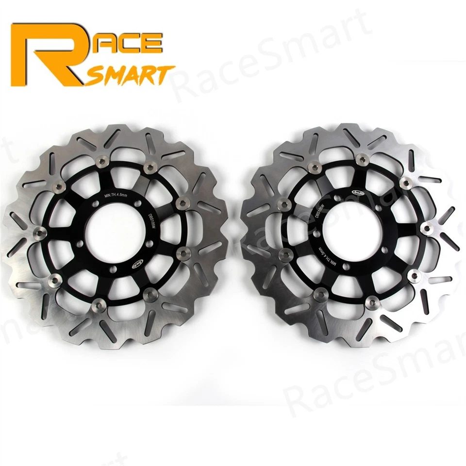 Rotores de freno delanteros discos + tornillos tornillos para Triumph Street Triple 675R 2009-2012 Foto 4 de 4