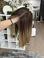 Ombre Human Hair Pre Plucked 13x4 Lace Front Remy Wig