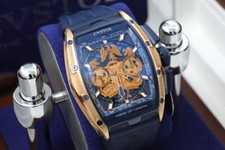 Cvstos Challenge Watch Automatic Blue Dial Gold/Steel Case 44 mm