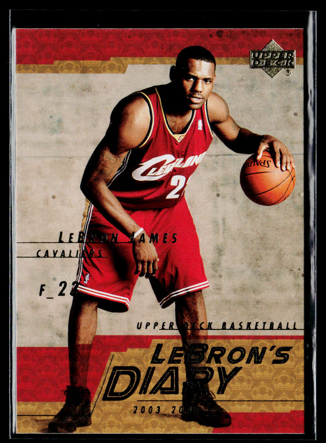 LeBron James 2003-04 Upper Deck LeBron's Diary #LJ13 Cleveland Cavaliers