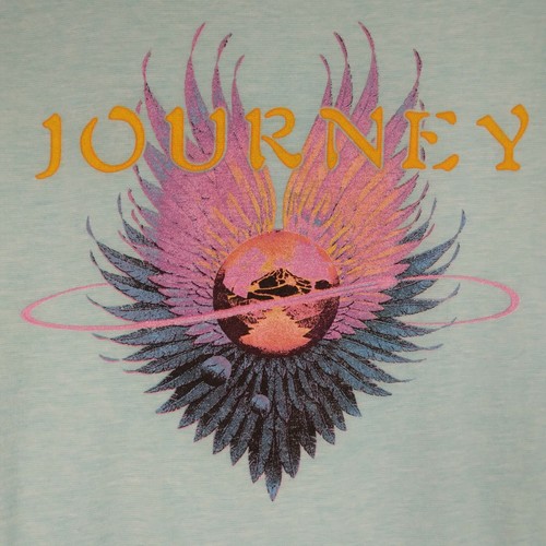 Camiseta Journey Evolution Azul Pálido Unisex Talla Grande - Imagen 3 de 7