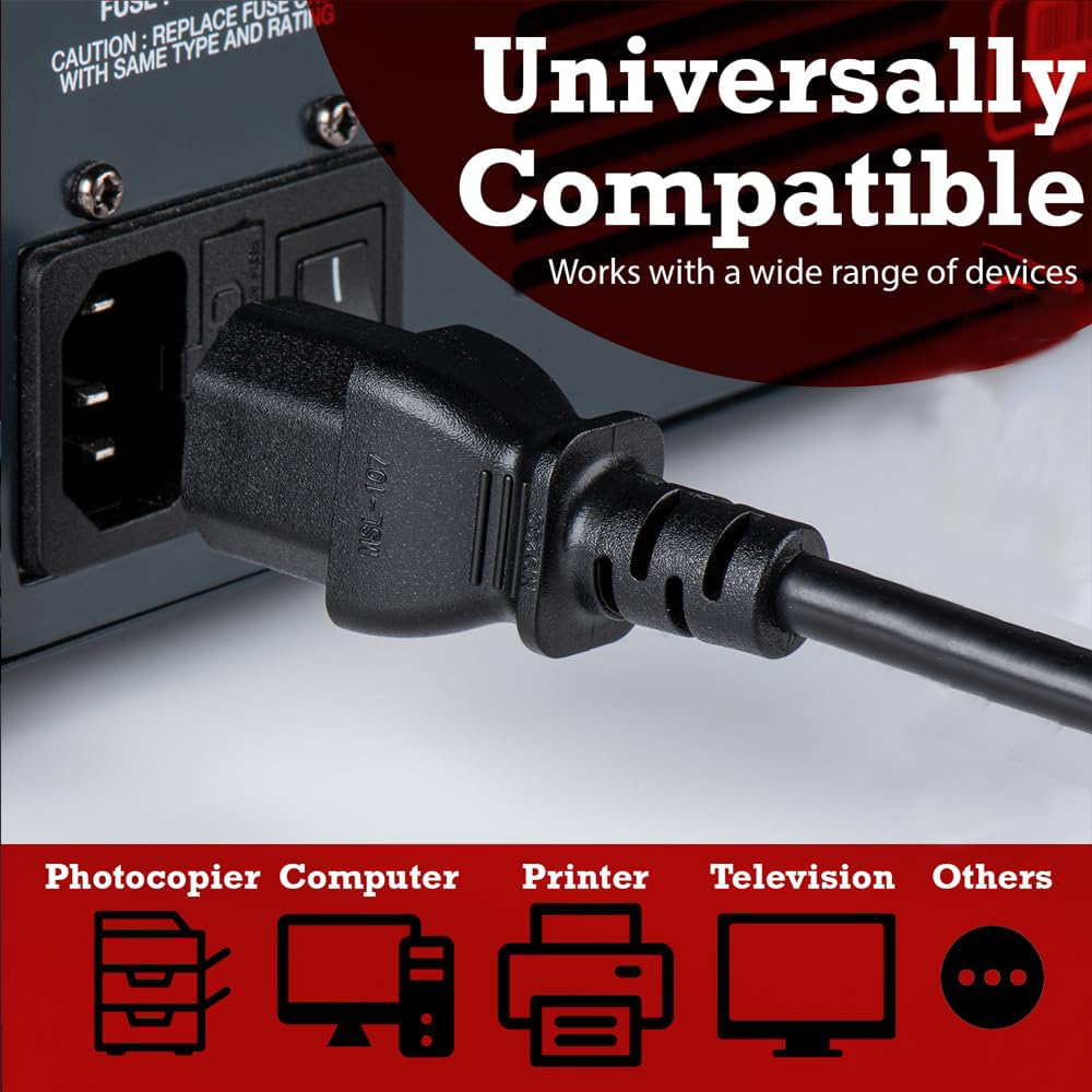 1.5M 1.5 Metre straight Kettle Lead Cable / Power UK Plug Cord IEC C13 3 Pin