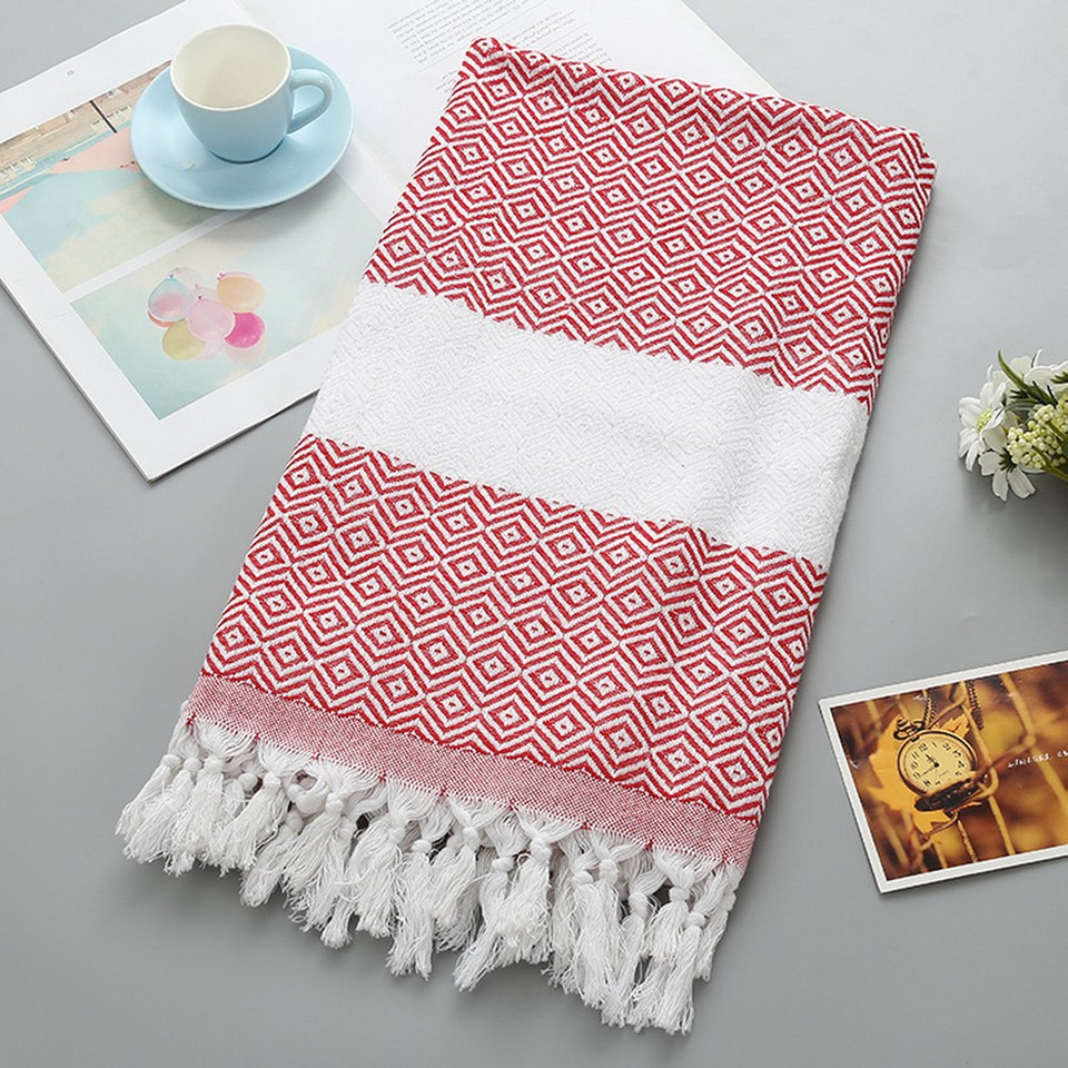 Turkish Tea Towel Mat Decorative Bathroom Boho Farmhouse Style Hand