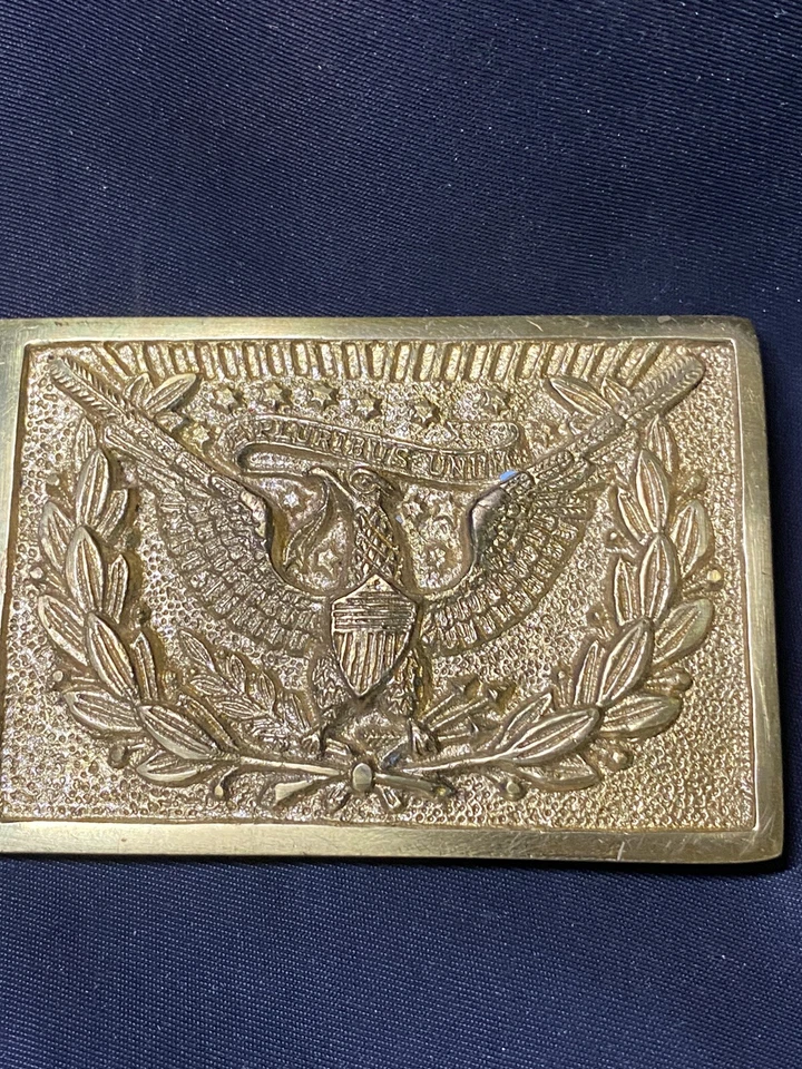 Antiguo Patrón 1851 Oficial’s Espada Cinturón Águila Placa Hebilla Guerra Civil Era-Arena Foto 2 de 4
