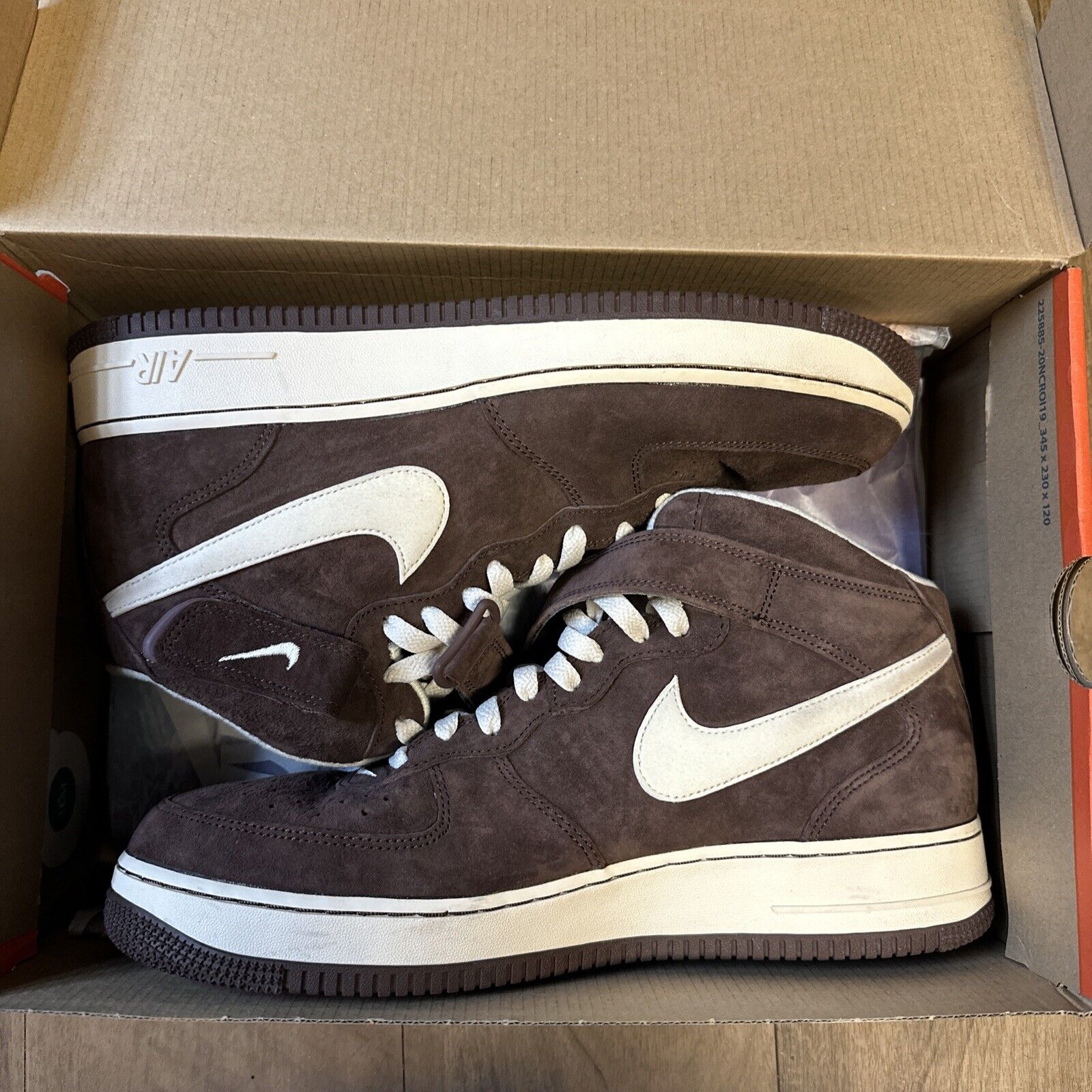 Size 11.5 - Nike Air Force 1 Mid Chocolate - image 1