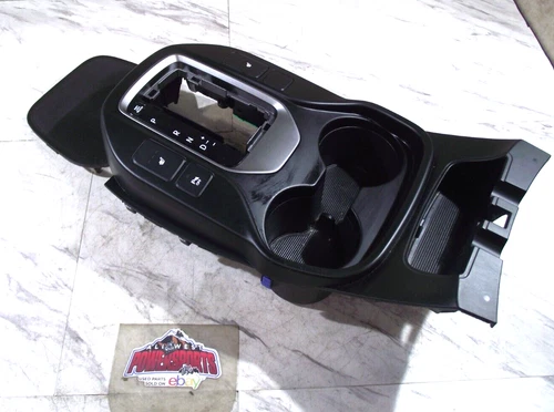 FLOOR CONSOLE BEZEL TRIM CUPHOLDER, FITS 2017-19 HYUNDAI SANTA FE SPORT (J1PA04)